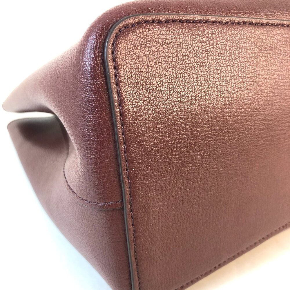 Kate Spade Harper Medium Satchel in Cherrywood AUTHENTICATED - Picture 7 of 15